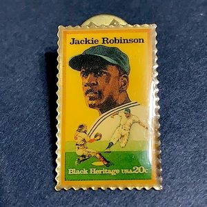 🖤Jackie Robinson💕1982 USPS Stamp pin